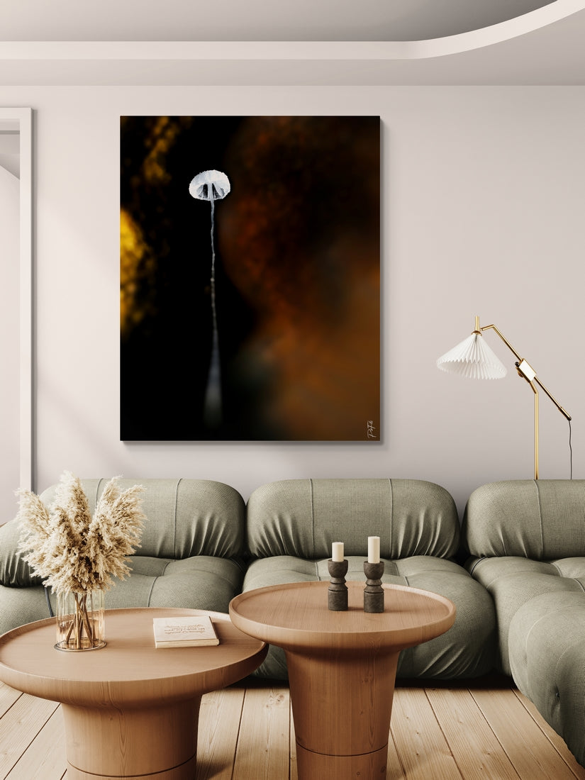 Champignon en suspension