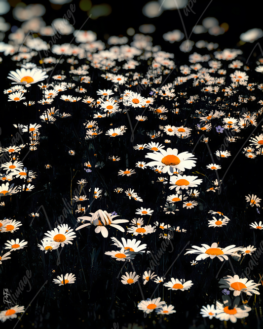 Champ de marguerites